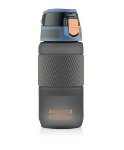 Бутылка для воды Ardesto Spring 600мл, пластик, черный