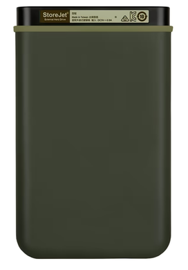 SSD зовнішній Transcend USB 3.1 Gen 2 Type-C ESD380C 1TB Military green
