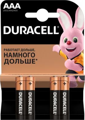 Батарейка Duracell LR03 MN2400 уп.1х2 шт. отрывная (плакат 2х10)