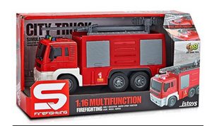 Игрушка CARS S Пожарная машина с разбрызгивателем воды 1:16 (CJ-2180231)
