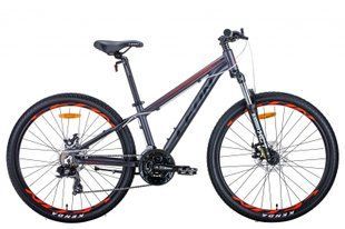 Велосипед 26" Leon SUPER JUNIOR 2021 (антрацитний з червоним (м))