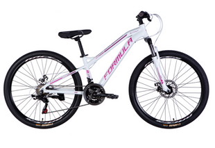 Велосипед AL 26" Formula BLACKWOOD DD FR рама-13" біло-рожевий 2025