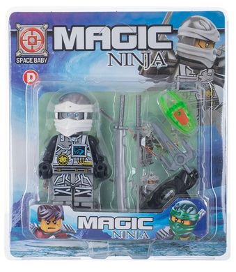 Игрушечный набор Space Baby Magic Ninja фигурка и аксессуары 6 видов