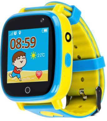 Смарт-часы для детей AmiGo GO001 GLORY iP67 Blue-Yellow