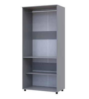 Шафа для одягу Doros Торн Сірий 2 ДСП (штанга) 90х51.6х200 (DRS-012023)