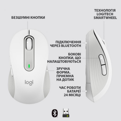 Мышь компьютерная LogITech Signature M650 Wireless OFF-WHITE B2B