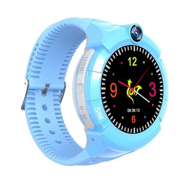 Дитячий годинник з GPS трекером S-02 Blue