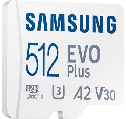 Карта пам'яті Samsung EVO Plus microSDXC 512GB (MB-MC512KA/EU)