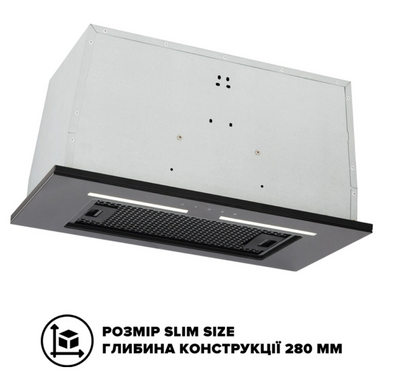Витяжка Interline SWAY BL A/60 GL/S