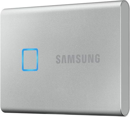 ssd зовнішній Samsung T7 Touch 2TB USB 3.2 silver (MU-PC2T0S/WW)