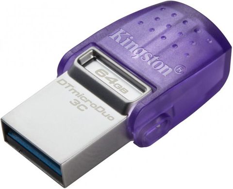 Флеш-накопичувач Kingston DT Duo 3C 64GB 200MB/s dual USB-A + USB-C