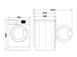 Прально-сушильна машина Whirlpool FFWDB 864349 BV UA фото 2