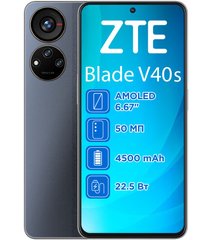 Смартфон Zte V40S 6/128GB Black