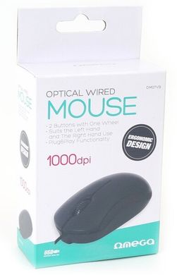 Миша Omega OM-07 3D Optical USB Black (OM07VB)