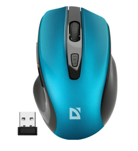 Миша Defender Prime MB-053 Silent Wireless Turquoise (52054)