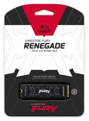SSD накопичувач Kingston M.2 4TB PCIe 4.0 Fury Renegade