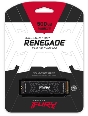 SSD накопичувач Kingston Fury Renegade PCIe 4.0 NVMe M.2 500GB