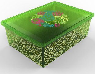 Контейнер Qutu Light Box Flouresent Green, 10л