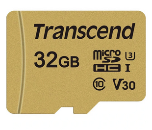 Картка пам'ятi TRANSCEND microSDHC 500S 32GB UHS-I U3 + ad