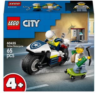 Конструктор LEGO City Преследование на полицейском мотоцикле