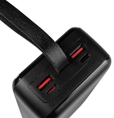 Power Bank - Портативная батарея 30.000 mAh черный GRUNHELM GP-30BQC