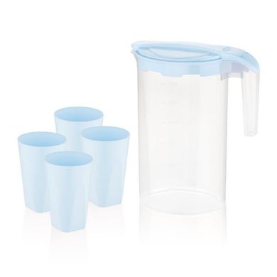 Питьевой набор пластик Bager BG-424 B/BLUE /НАБОР/5 пр. д/напитков (BG-424 B)