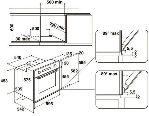 Електродуховка Whirlpool AKP461/NB