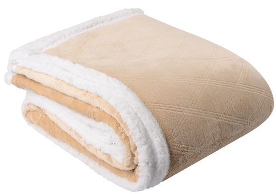 Одеяло флисовое Soho 150х200 см Plush hugs Beige