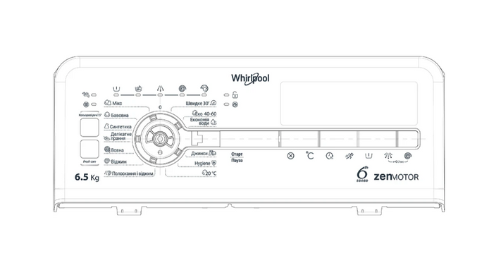 Пральна машина Whirlpool TDLRB 65242BS EU/N