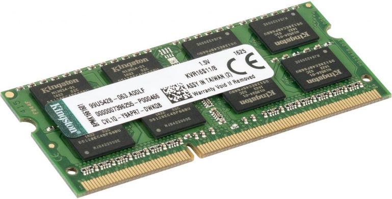 ОЗП Kingston SODIMM DDR3-1600 8192MB PC3-12800 (KVR16S11/8)
