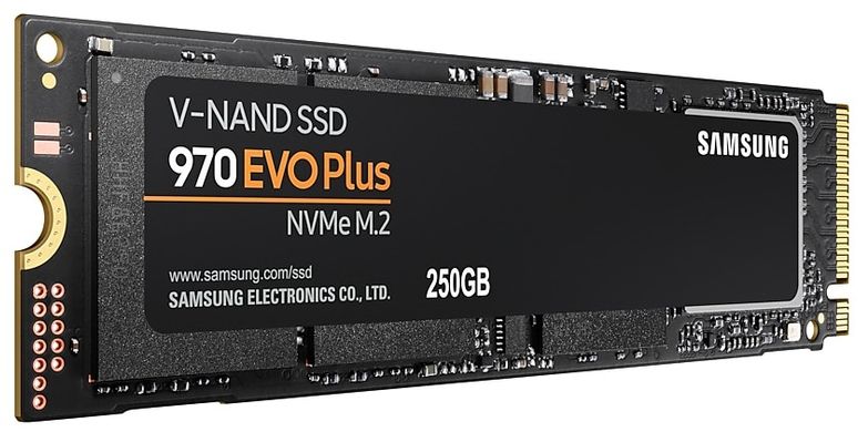 SSD внутренние Samsung 970 EVO Plus 250GB PCIe 3.0x4 M.2 TLC(MZ-V7S250BW)