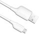 Кабель Puridea L02 - Micro USB - 1.2m (White) фото 2