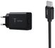 Сетевое зарядное устройство T-Phox Mini 12W 2.1A + Type-C Cable 1m Black фото 1