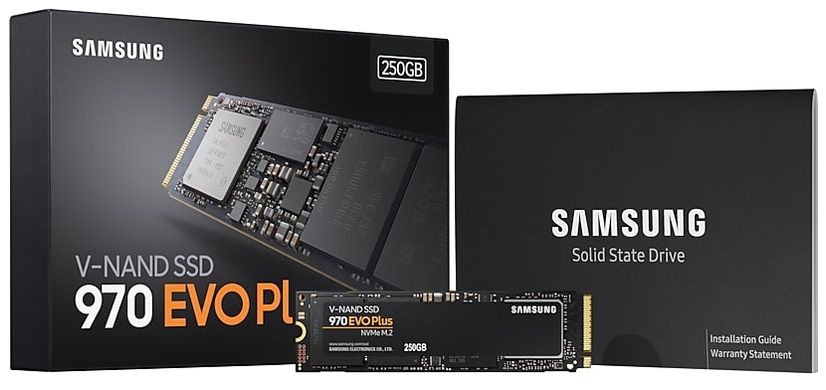 SSD внутренние Samsung 970 EVO Plus 250GB PCIe 3.0x4 M.2 TLC(MZ-V7S250BW)