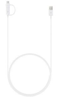 Кабель Samsung EP-DG930DWEGRU Combo (Type-C & MicroUSB) - 1.5m (White)