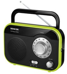 Радіоприймач Sencor SRD 210 Чорний/Зелений