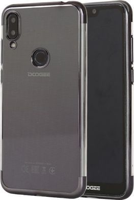 Силіконовий чохол TPU Electroplating Doogee Y7 чорний