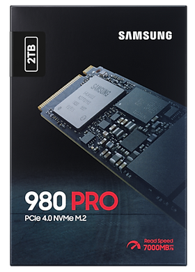 SSD накопитель Samsung 980 PRO 2TB NVMe M.2 MLC (MZ-V8P2T0BW)