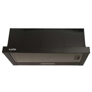Витяжка кухонна Ventolux Garda 60 BK (700) LED 2S
