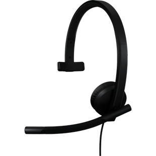 Гарнитура Logitech H570e Corded Mono BLACK-USB-C (981-001427)