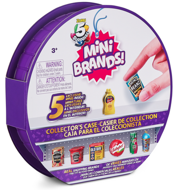 Игровой набор ZURU MINI BRANDS Supermarket Коллекционный дисплей с 5 фигурками