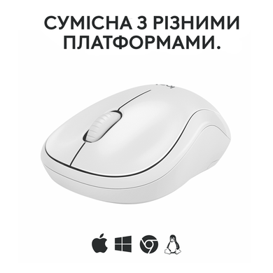 Миша Logitech M240 Silent Bluetooth Off White