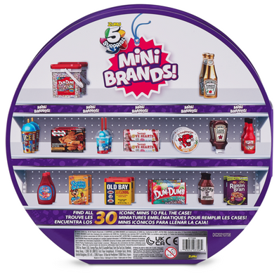 Игровой набор ZURU MINI BRANDS Supermarket Коллекционный дисплей с 5 фигурками