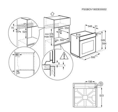 Духова шафа Electrolux LOE8F38V