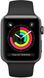 Смарт годинник Apple Watch S3 GPS, 38 Space Grey Alum Case Black Sp/B фото 2