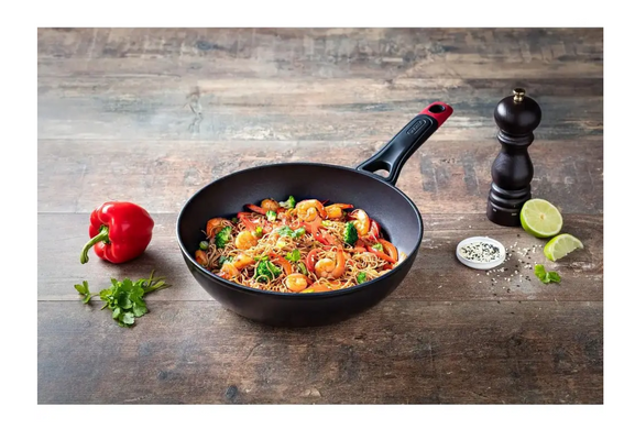 Сковорода PYREX OPTIMA WOK 28см індукція б/кришки (OT28BW6/8046)