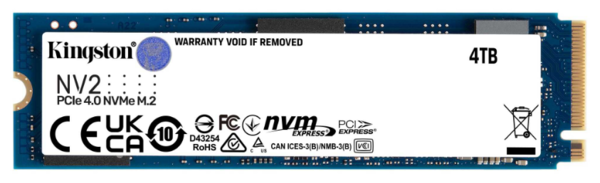 SSD накопичувач Kingston M.2 4TB PCIe 4.0 NV2