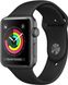 Смарт годинник Apple Watch S3 GPS, 38 Space Grey Alum Case Black Sp/B фото 1