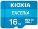 Карта памяти Kioxia Exceria microSDHC UHS-I 16GB class10+SD (LMEX1L016GG2) фото 1