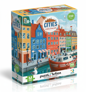 Пазл DoDo Cities Easy-M Копенгаген 250 элементов
